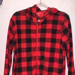 Holiday home red plaid winter matching one piece pajamas Photo 1