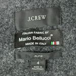 J.Crew Alfie Blazer in Dark Heather Gray Italian Knit Wool Blend Jacket Size 4 Photo 9