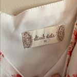 Altar'd State  Red Floral Puff Sleeve Mini Dress Photo 1