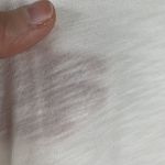 Torrid  Size 00 US L Top White Embroidered V-neck Short Dolman Sleeve Tee Shirt Photo 6