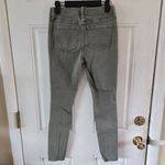 Old Navy Mid Rise Size 2 Distressed Skinny Jeans Olive Green Photo 3