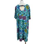 Fresh Produce  Mika Printed Cotton Dress Blue Plus Size Aline Photo 6