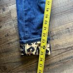 KanCan Womens Jeans Size 7/27 Leopard Distressed Skinny Dark Wash Denim Stretch Blue Photo 4