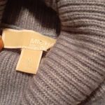 Michael Kors  Blue Cable Knit Turtleneck Sweater SIZE M Photo 2