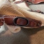 Fossil  Baguette Bag Woven tote wicker Tweed rainbow 70s Photo 2