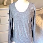 Reebok  Athletic Shirt Lightweight Long Sleeve Heather Gray Photo 0