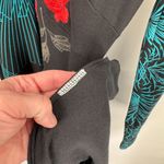 Desigual Artsy Collage Floral Bicycle Dress Womens Small Black Cotton Photo 10