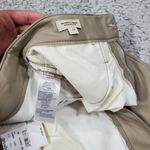 Madewell Perfect Vintage Straight Jean Faux Leather Edition Pumice Beige Tan 29 Photo 5