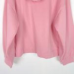 Loft NWT  Heart Relaxed Fit Terry Hoodie Sweatshirt Pink Size XL NEW Photo 12