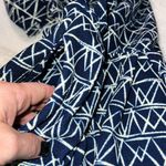 LuLaRoe size medium (10-12) blue and white geometric pattern with hidden pockets Photo 3