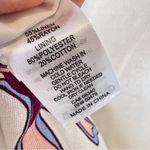 Calypso St. Barth  White Shell Print Linen Vest Womens 4 Beachy Vacation Tropical Photo 2