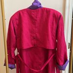 British Mist vintage trench coat size 7/8 Pink Photo 13