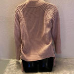 Sweet Rain Women’s Chunky Knit Sweater Side Lace-Up Details Blush Pink Medium Photo 10