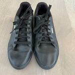 Puma  Smash Performance Black Leather Gold Metallic‎ Shoes Wm's Sz 9 Sneakers Photo 1