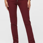 FIGS  Women’s Sz Medium Yola Skinny Scrub Pants in Burgundy Photo 0