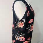 Arizona Black And Pink XL Floral Dress Photo 2