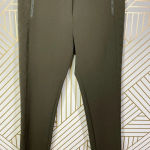 Gerard Darel ‎ Olive Green Quilted Zipper Pocket Leggings Pants Size 38 / US 6 Photo 3