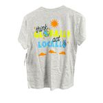 Champion Graphic Tee Steffi Lynn Collab Gray Front Back Print Size M NWT Photo 1