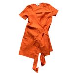 NWOT Never Fully Dressed Orange Linen Photo 2