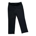 Loft NWT  Devin Tie Waist Slim Dress Pants | Black | 12 Photo 3
