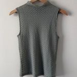 Revolve House of Harlow 1960 Sheer Sleeveless Mock Neck Textured Tank Top NWOT M Green Size M Photo 0