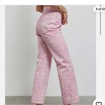 BDG  High Waisted Cowboy Straight Leg Rigid Cotton Jeans Pink Rose Photo 2