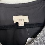 Loft NWT  Wool Blend Collarless Blazer in Dark Heathered Gray - Size 6 Photo 5