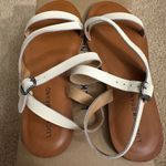 Lucky Brand Alexcia sandal size 8- linen color Like new Photo 3