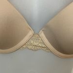 SO Intimates Beige Lace Padded Underwire Bra Size 34B Photo 3