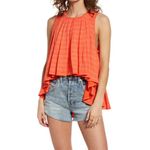 Free People  Turn It Up Oversized Flowy Top Photo 8