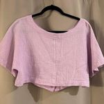 Buddy Love Lavender Women's Cropped Top Pink Size L Photo 0