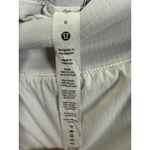 Lululemon  Skirt Womens 6‎ White Zip Pocket Lined Athletic Running Tennis Skort Photo 8