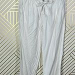 House of Harlow 1960 White Cropped Drawstring Pants Size US Small Photo 0