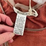 NWT Mur Mur Tank Dress Embroidery Bird Rhinestone Y2K Corset Cinch Grunge Medium Orange Photo 8