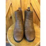 Maurice's  Boots Womens 7M Abigail Ankle Chelsea Booties Brown Faux Leather Photo 1