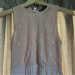 Tahari  Light Pink Lace Semi Sheer Coquette Bodysuit Size Medium Photo 2