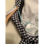 Kona Sol 1 Pc  Women Swim Bathing Suit Ruffle Blue Check Choose Your Size Photo 13