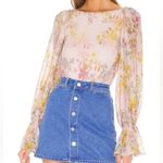 Tularosa Revolve Floral Fairy Bodysuit Sz S Cottagecore Boho Romantic Whimsical Photo 1