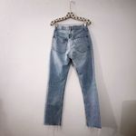 AGOLDE Riley High Rise Straight Crop Jeans Light Wash Denim Photo 2