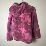 The North Face Fleece Quarter Half Zip Size Medium Pink Camo Print Photo 6