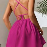 SheIn Criss-cross Tie Backless Cami Dress Photo 1