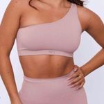 Set Active  Sculpt Flex Ribbed One Shoulder Sports Bra Photo 0