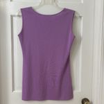 Misook Lavender Purple Knit Tank Shell Top Sz S Business Career Capsule Photo 1