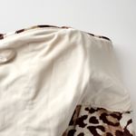 Aerie [] Leopard Print Knot Tie Front Cutout Strapless One Piece Swimsuit Large L Photo 7