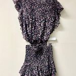 Isabel Marant Étoile Layona Top & Naomi Tiered Skirt Set Purple Women's 40 / 8 Photo 4