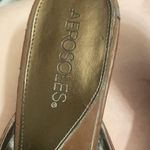 Aerosoles - Brown vintage mules square toe Y2K Aerosols size 6 Photo 3