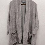 Barefoot Dreams Open Front Cozy Chic Cardigan OS in Taupe Photo 0