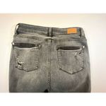 Judy Blue Judy Blue Jeans 5 / 27 Skinny Fit Capri Distressed Med Rise Stretch Faded Black Photo 9