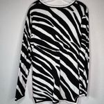 Westbound  Black‎ Zebra Sweater nwt Photo 4