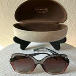 Coach : Gray Horse & Carriage (L1147) Burgundy Gradient Sunglasses with case Photo 0